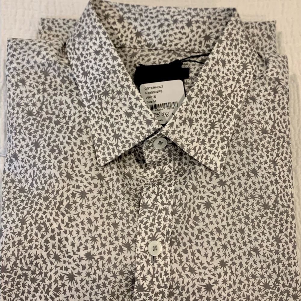 Zachary Prell, (M) Trim Stretch, Short Sleeve, Button Down Shirt. New w/ Tags!!!